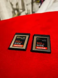 Sandisk carte mémoire CFExpress Type B Extreme Pro 512Gb Vitesse de 1700MB/s, 1400MB/s