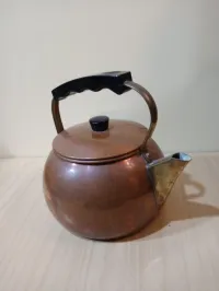 Bouilloire / Théière en cuivre et laiton