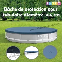 Bâche pour piscine tubulaire diamètre 366cm | INTEX