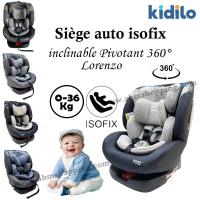 produits-pour-bebe-siege-auto-isofix-inclinable-pivotant-360-lorenzo-kidilo-bordj-el-kiffan-alger-algerie