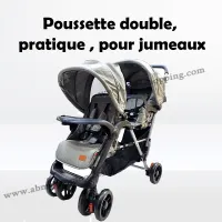 Poussette double pour Jumeaux Dopila (facturation disponible)