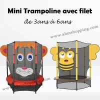Mini Trampoline avec filet | AMIRSTAR