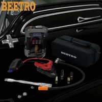 Booster batterie et gonfleur de pneu 3750A 26000mAh 4en1 | Beetro