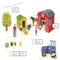 Jeux éducatif – dans la ferme – Montessori