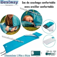 Sac de Couchage Confortable Avec Oreiller Gonflable Pavillo - Bestway