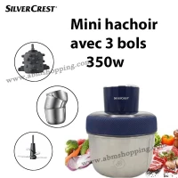 mini hachoir avec 3 bols | SilverCrest