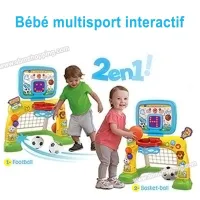 Foot et basket pour bébé multisport interactif  Vtech