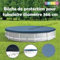 Bâche pour piscine tubulaire diamètre 366cm | INTEX