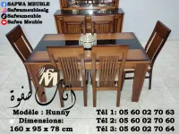 Table de salle à manger en bois hêtre à prix exceptionnel طاولة غرفة طعلم من خشب الزان بسعر حصري