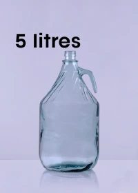 Bouteille en verre 5L