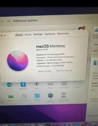 MacBook Air (13-inch, Early 2015) processeur i5 double cœur 8Gb disque 256Gb vient avec chargeur