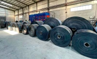BANDE TRANSPORTEUSES EN CAOUTCHOUC A CARCASSE TEXTILE