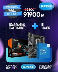 Combo B760 Gaming X AX Gigabyte + Intel I5 14600K