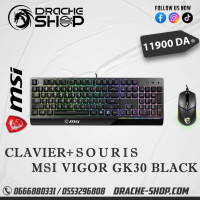 clavier-souris-combo-et-msi-vigor-gk30-black-oran-algerie