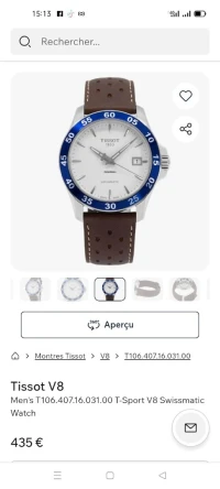Montre Tissot automatique 