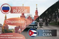 e-visa russie et CUBA