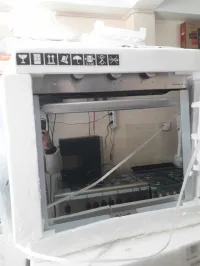 FOUR ENCASTRABLE GEANT INOX MIROIR 