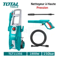 Total Tools Nettoyeur à Haute Pression Multifonction 1800W 150Bar TGT11356