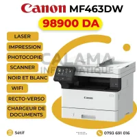 IMPRIMANTE Canon MF463DW LASER NOIR-ET-BLANC MULTIFONCTION WIFI RECTO-VERSO ADF
