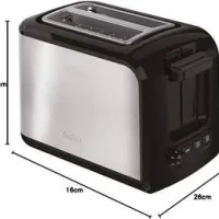 Tefal grille pain toaster inox TT410D10