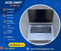 LAPTOP ACER SWIFT SF314-58 I3-10110U 8G 256G SSD 14".