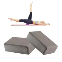 Bloc De Yoga 2 Pièces Avec Ceinture De Yoga, Bloc De Yoga En Mousse Ensemble Indispensable De Yoga
