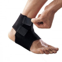 معدات-رياضية-chevilliere-a-sangle-pour-les-foulures-ligamentaire-entorses-et-blessures-sport-noir-القبة-الجزائر