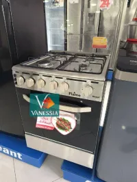 Cuisinière 4 Feux Marque Géant Flame Inox Ventiller