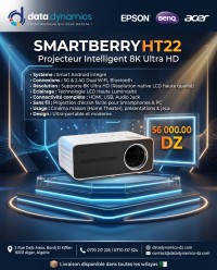 Datashow Smartbarry HT22 - Full HD 1080p, Support 8K, Android, Wi-Fi 5G, Bluetooth
