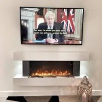 Cheminée électrique décorative 