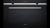 FOUR SIEMENS ENCASTRABLE IQ500 INOX 90CM 112L ÉLECTRIQUE VENTILÉ PYROLYSE HYDROLYSE VB578DOSO 