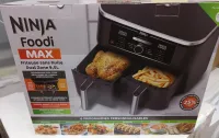 FRITEUSE NINJA AIR FRYER 9.5L DOUBLE BACS 2470WATT AF400EU EUROPÉEN 