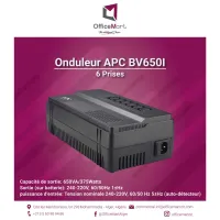 ONDULEUR APC 6 SORTIES 650VA BV650I