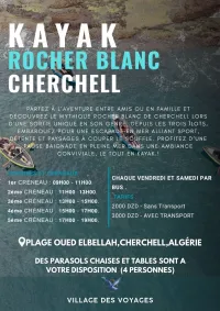  Sortie Kayak & Plage à Cherchell 