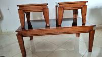 طاولة-قهوة-tables-bassea-avec-2-gigognes-bois-rouge-1er-choix-الكاليتوس-الجزائر