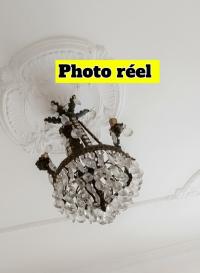 ثريا-lustre-depoque-de-style-empire-sac-a-perles-en-bronze-veritable-et-cristaux-وهران-الجزائر