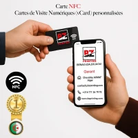 Badge NFC Carte NFC Cartes de Visite Numériques (vCard) personnalisées