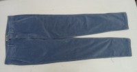 Pantalon chino homme en velours côtelé - Bleu / Gris Bexley modèle Norman - Neuf avec étiquette