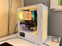 case raidmax vortex white 4 fan argb + alimontation raidmax 635w 80+bronze