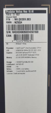 كمبيوتر-محمول-predator-ultra-9-275hx-rtx-5070-32gb-6400mhz-1tb-ssd-16-qhd-240hz-الجزائر-وسط