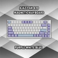 لوحة-المفاتيح-الفأرة-ajazz-ak820-max-he-magnetic-keyboard-purple-white-blue-جيجل-الجزائر