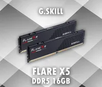 G-SKILL FLARE X5 / DDR5 RAM / 16X2 / 6000 / 32GB