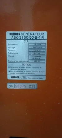 groupe électrogène 