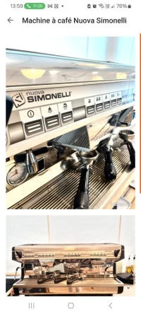 Machine a café professionelle 3 groupe NUOVA SIMONELLI 