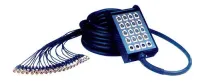 Yellow Cable  H104/10 MULTIPAIRE 16 XLR M / 4 XLR F 10M Boitier de Scène