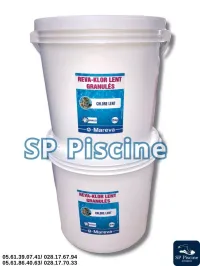 Chlore lent granulé 25KG Mareva