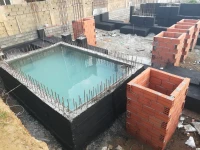 Travaux de réalisation des bâches à eaux