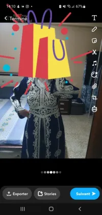 CAFTAN NEUF 