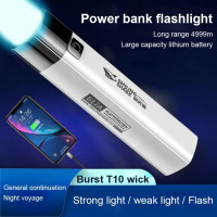 autre-lampe-de-poche-power-bank-2-en-1usb-rechargeable-1-w-1200ma-990000lm-bejaia-algerie