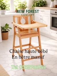 أثاث-الأطفال-chaise-haute-bebe-en-hetre-تلمسان-الجزائر